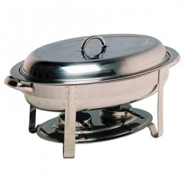 CHAFING DISH OVAL - POLISHED - 1