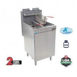 Anvil Fish Fryer 2x18Lt Gas - 1