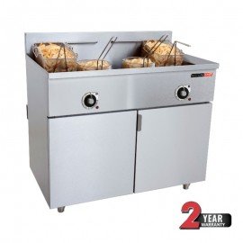 Anvil Fish Fryer 2x20Lt - 33kW Floor Standing (Elec) - 1