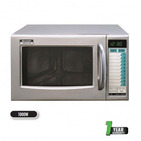 MICROWAVE SHARP - SEMI COMMERCIAL - 1000W - 1