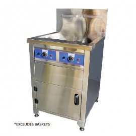 Deluxe Fryer - Floor Standing 2x10Lt - 380v - 1
