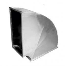 DUCTING BENDS 45 - SQUARE 'GALVANIZED' - 1