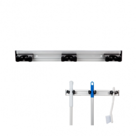 WALL RAIL WITH 3 BRACKETS - 500MM - 1