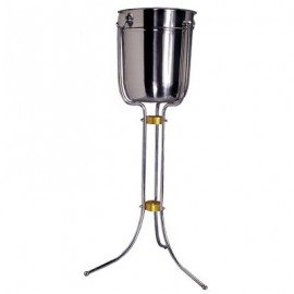 ICE BUCKET STAND -CHROME PLATED-FLOOR STANDING - 1