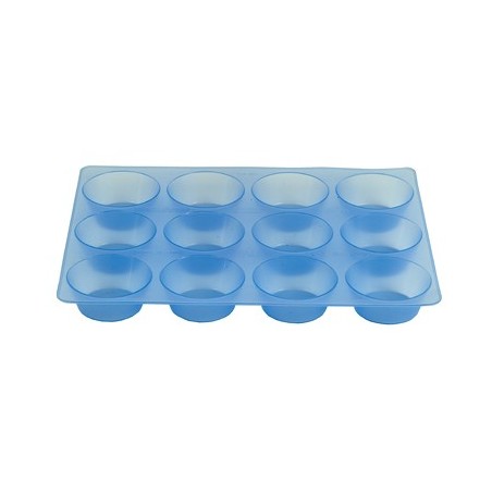 MOULD SILICONE - MUFFIN 12 CUPS - 70 x 30mm - 1