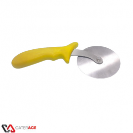 PIZZA CUTTERS - PLASTIC HANDLE - YELLOW - 1