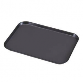 FIBERGLASS SMOOTH TRAY - BLACK 27 W X 35CM L - 1