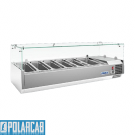 POLARCAB PIZZA INGREDIENT FRIDGE - 6 DIVISION - 1