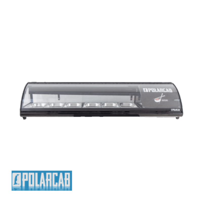 POLARCAB SUSHI FRIDGE - 6 x 1/3GN - 1